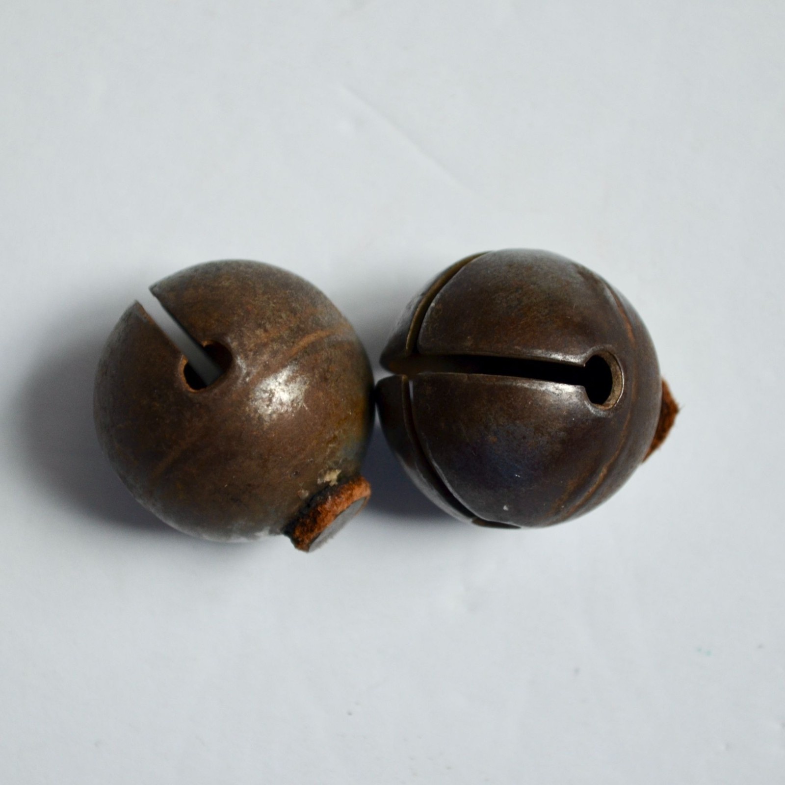 Two Vintage Sleigh Bells Pair
