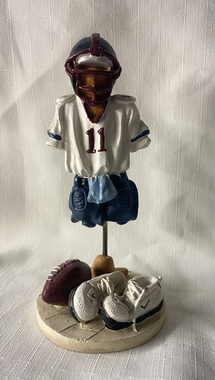 Football Uniform Outfit Gear Statue Figurine excellent condition 
