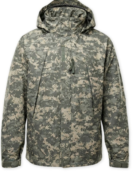 Army Extreme Cold/Wet Weather Gen III ECWS Gore-Tex Digital CamoJacket -XL/L