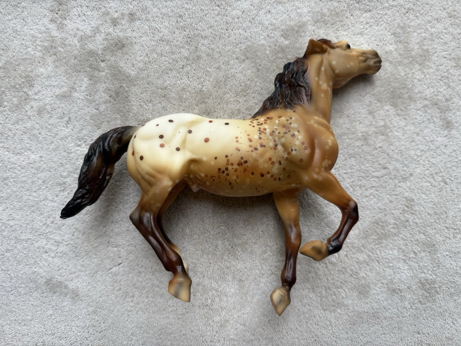 Breyer Horse Tour Model #702495 Rawhide Semi-Rearing Wild Appaloosa Mustang
