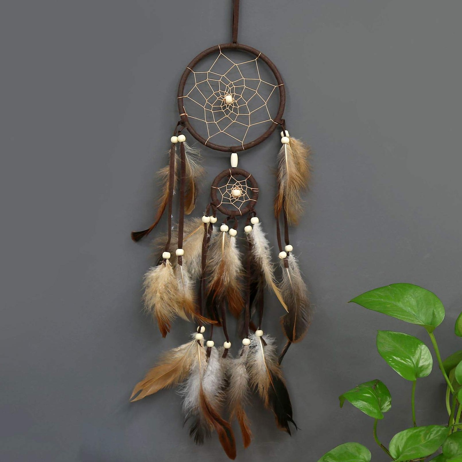 PWYXSA Feather Dream Catcher Handmade Native American Dream Catchers Bohe