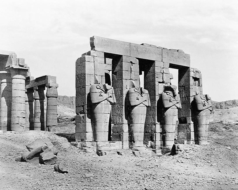 RAMESSES THE GREAT MEMORIAL TEMPLE IN EGYPT 11x14 GLOSSY PHOTO PRINT