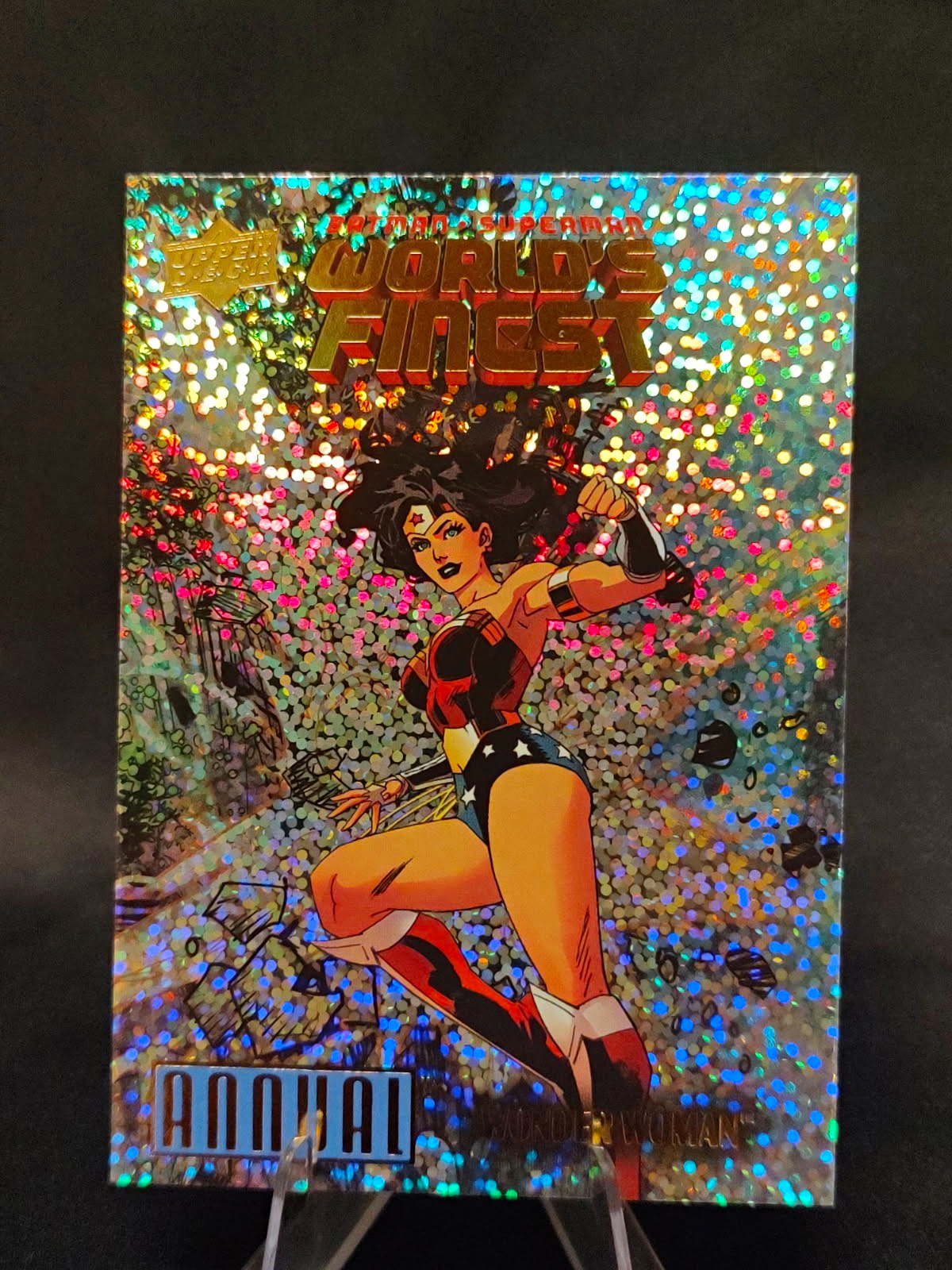 2024 Upper Deck Superman World\'s Finest WF-4 Wonder Woman Card 1/99 (Alpha) 2024 Upper Deck Superman World\'s Finest WF-4 Wonder Woman Card 1/99 (Alpha)