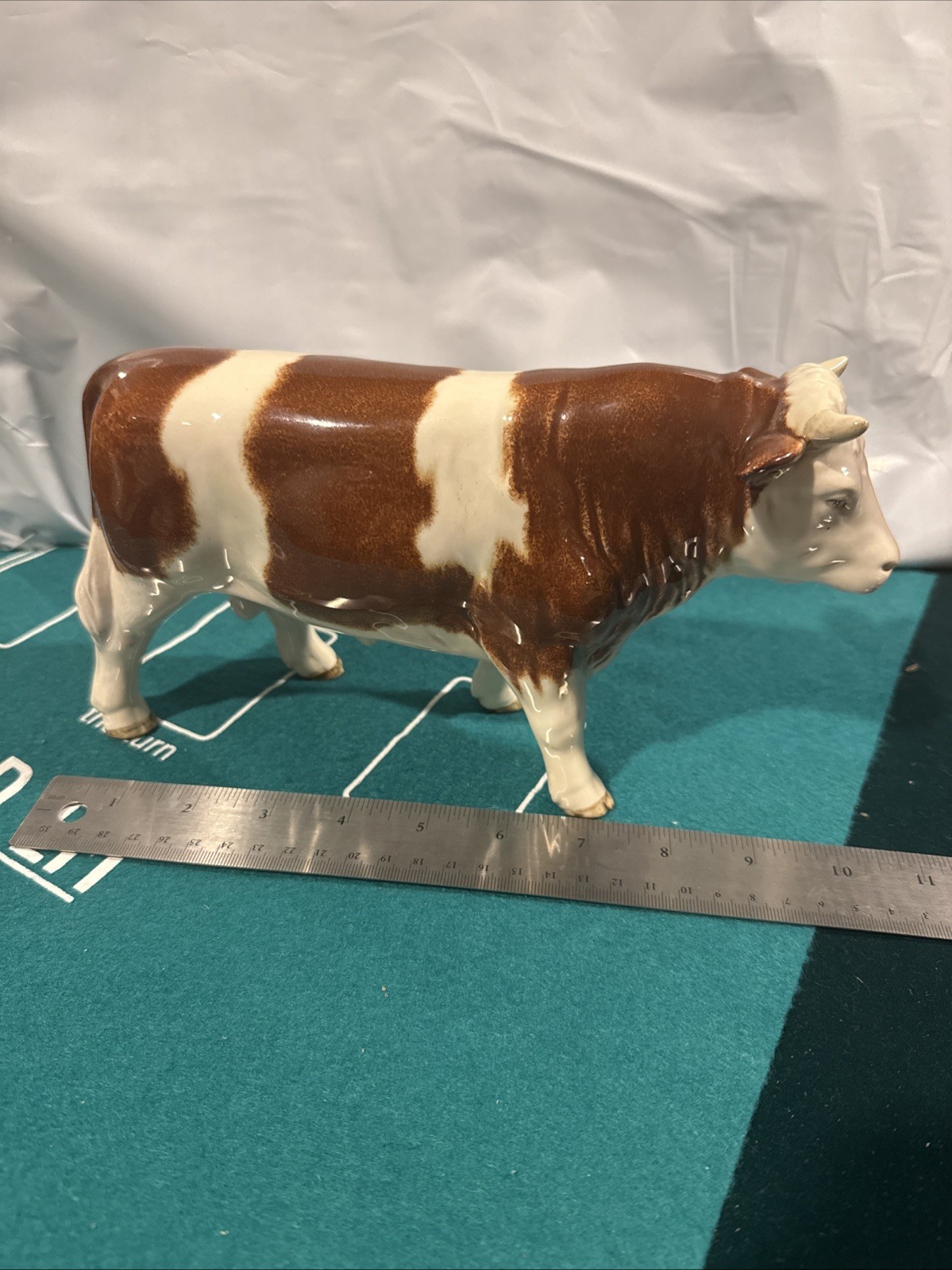 VTG GOEBEL COW / STEER FIGURINE #32029-14 CIRCA 1977 - 10\