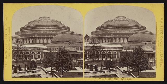 Photo:London England 1900s Royal Albert Hall South Side Stereoview