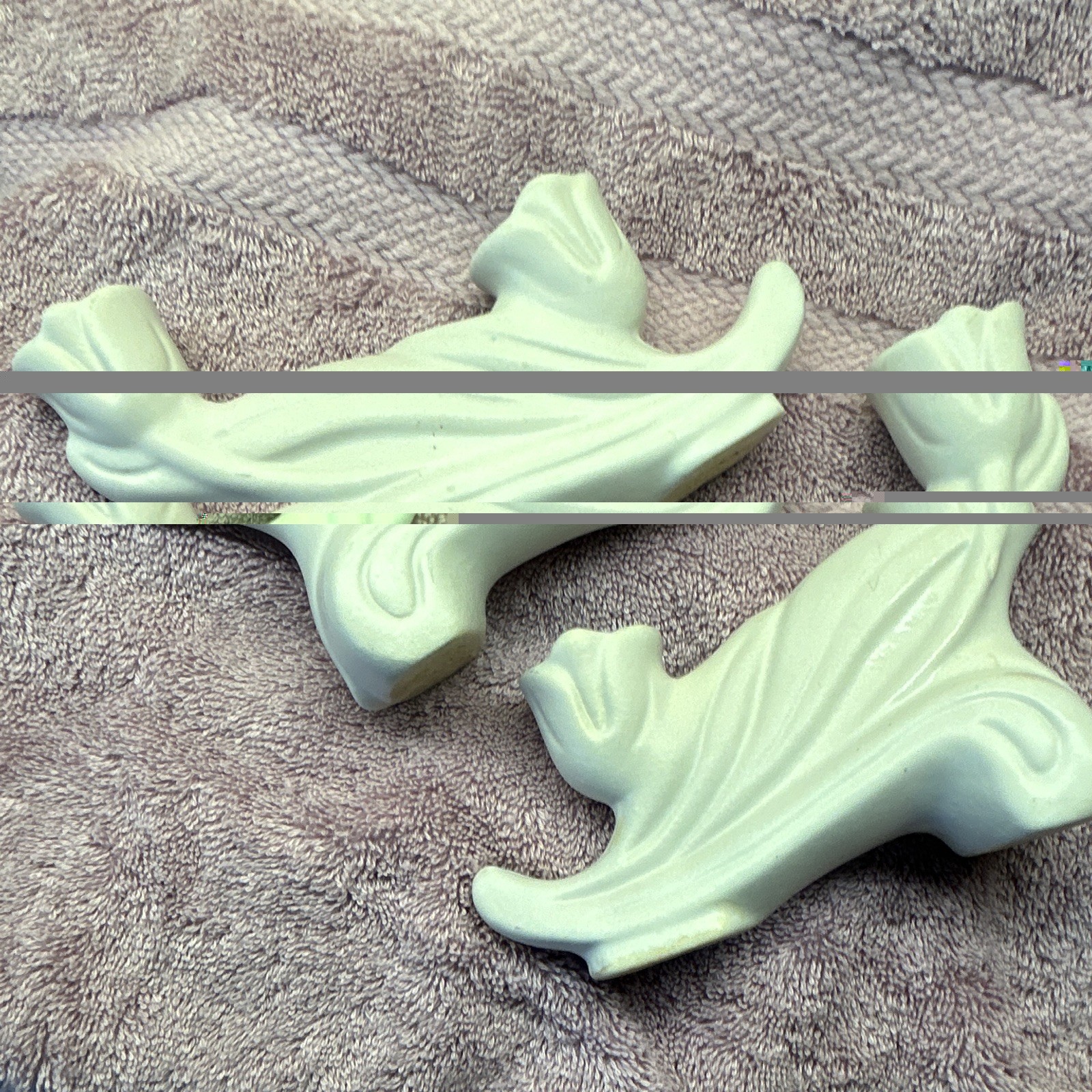 Van Briggle Candlestick Holders Vintage Used Sold As Pair of 2