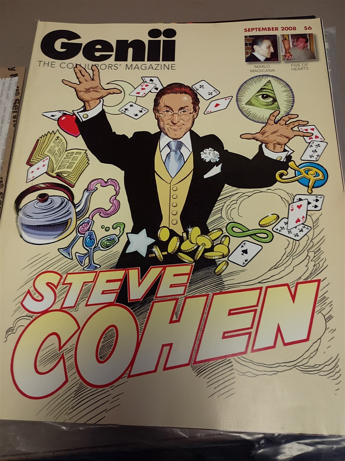 Steve Cohen Genii Magazine Issue 2008 #2 Steve Cohen Genii Magazine Issue 2008 #2