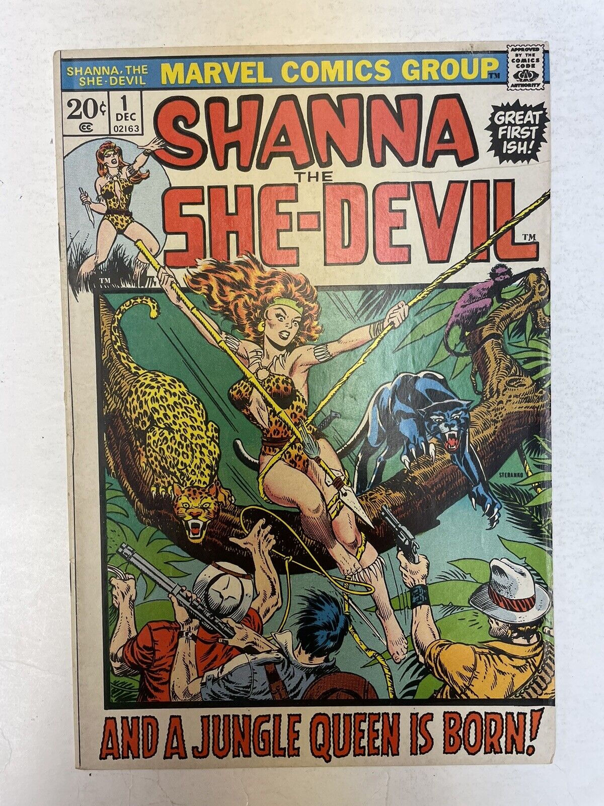 Shanna The She-Devil #1 Origin and 1st appearance of Shanna 1972 Marvel Comics