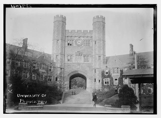 Princeton New Jersey USA University of Princeton 1910s Gothic Gatehouse