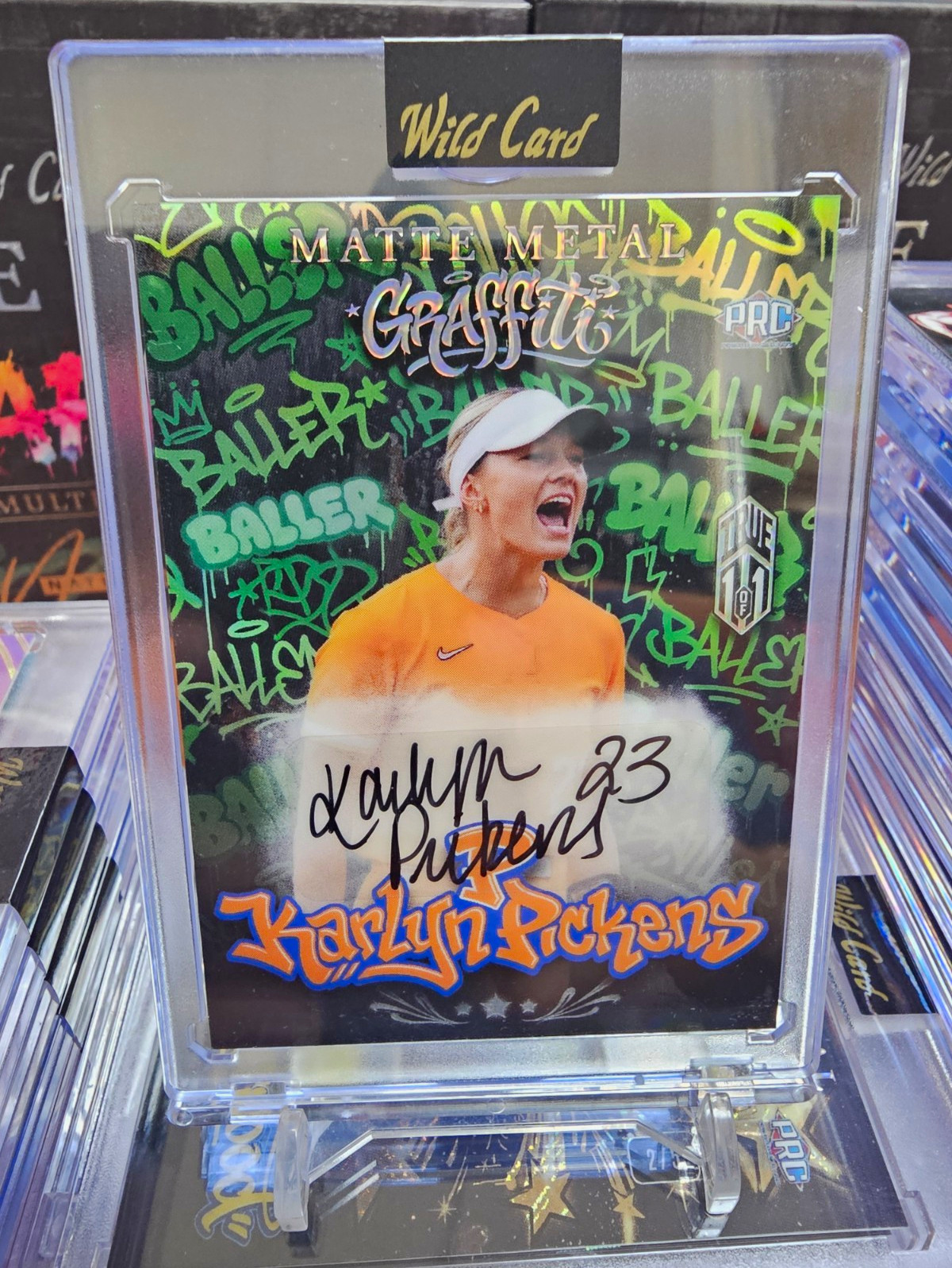 Wild Card 2026 Matte Metal Graffiti Karlyn Pickens Auto MMGTa03-KPA