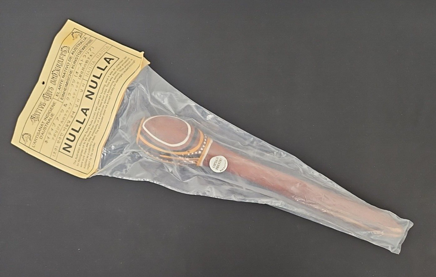 Handcrafted Australian Aboriginal Null Nulla Club - Native Arts & Crafts - NIP 2