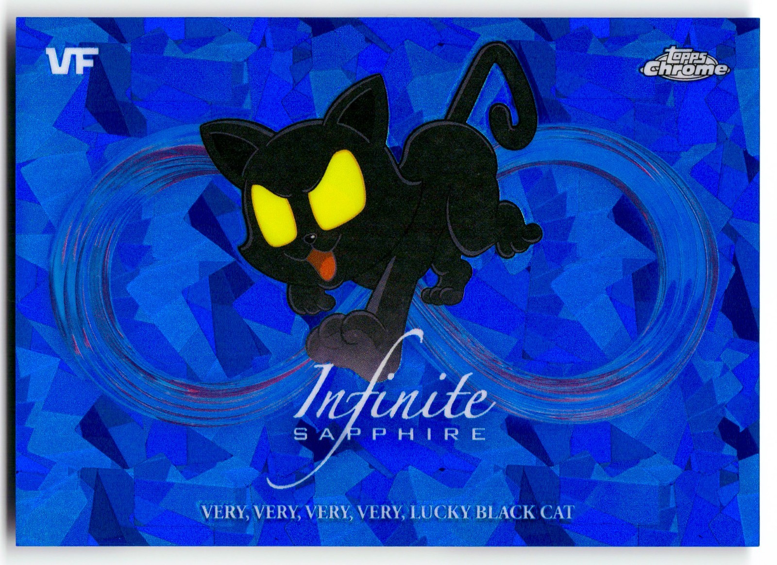Very Lucky Black Cat Infinite Sapphire 2026 Topps Chrome Sapphire VeeFriends