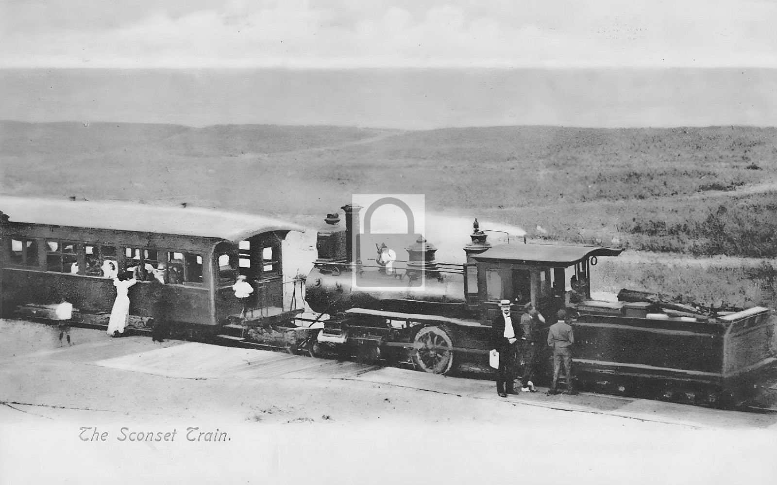 Sconset Train Nantucket Massachusetts MA - Reprint