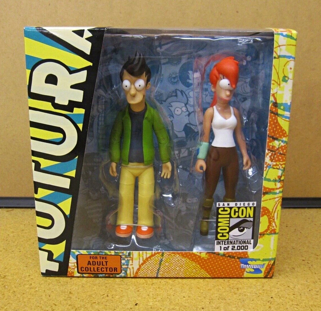 Futurama Alternate Universe Fry & Leela - SDCC 2008 Limited Edition NEW IN BOX