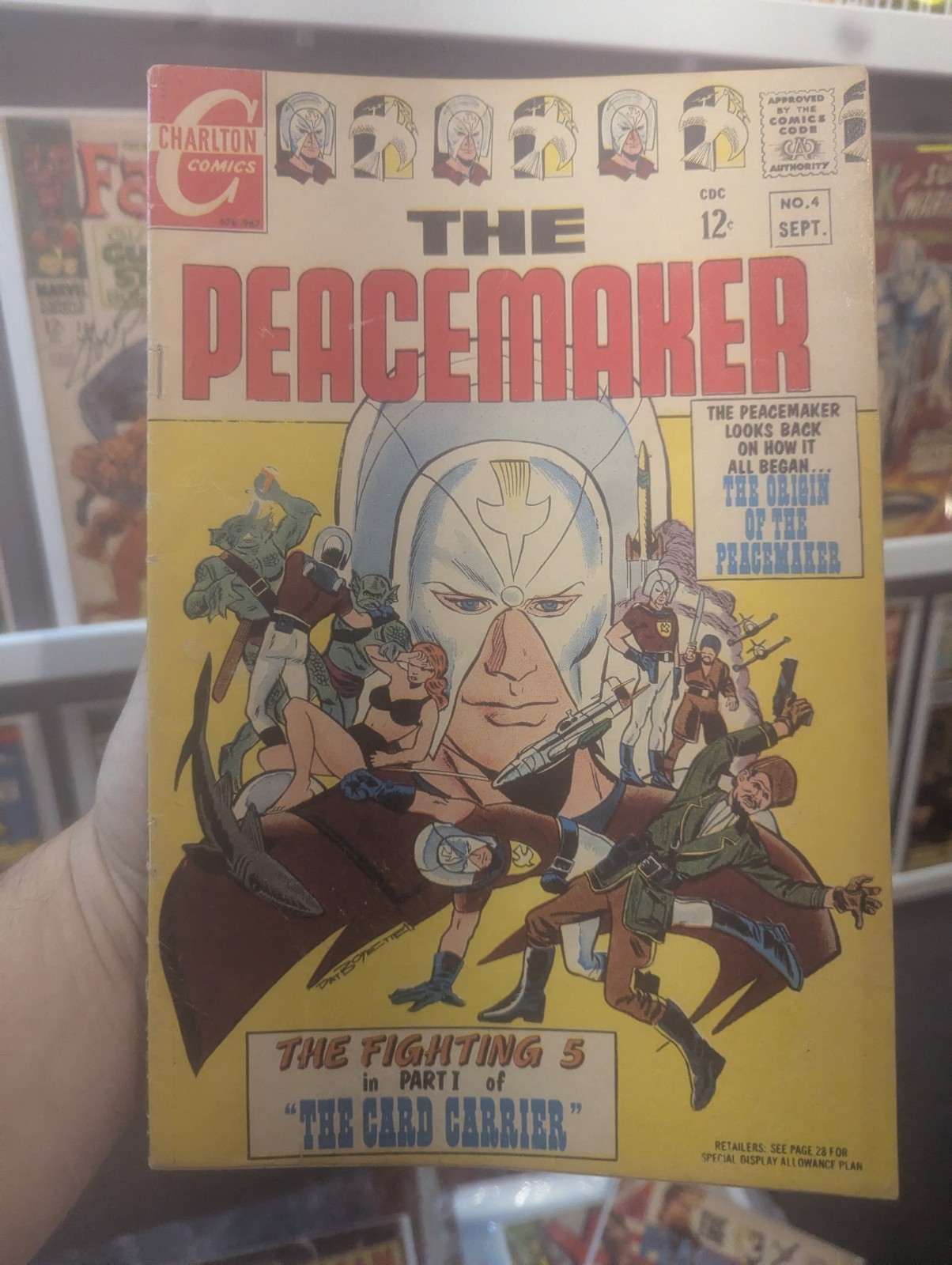 The Peacemaker #4 Origin Of Peacemaker (Charlton September 1967)