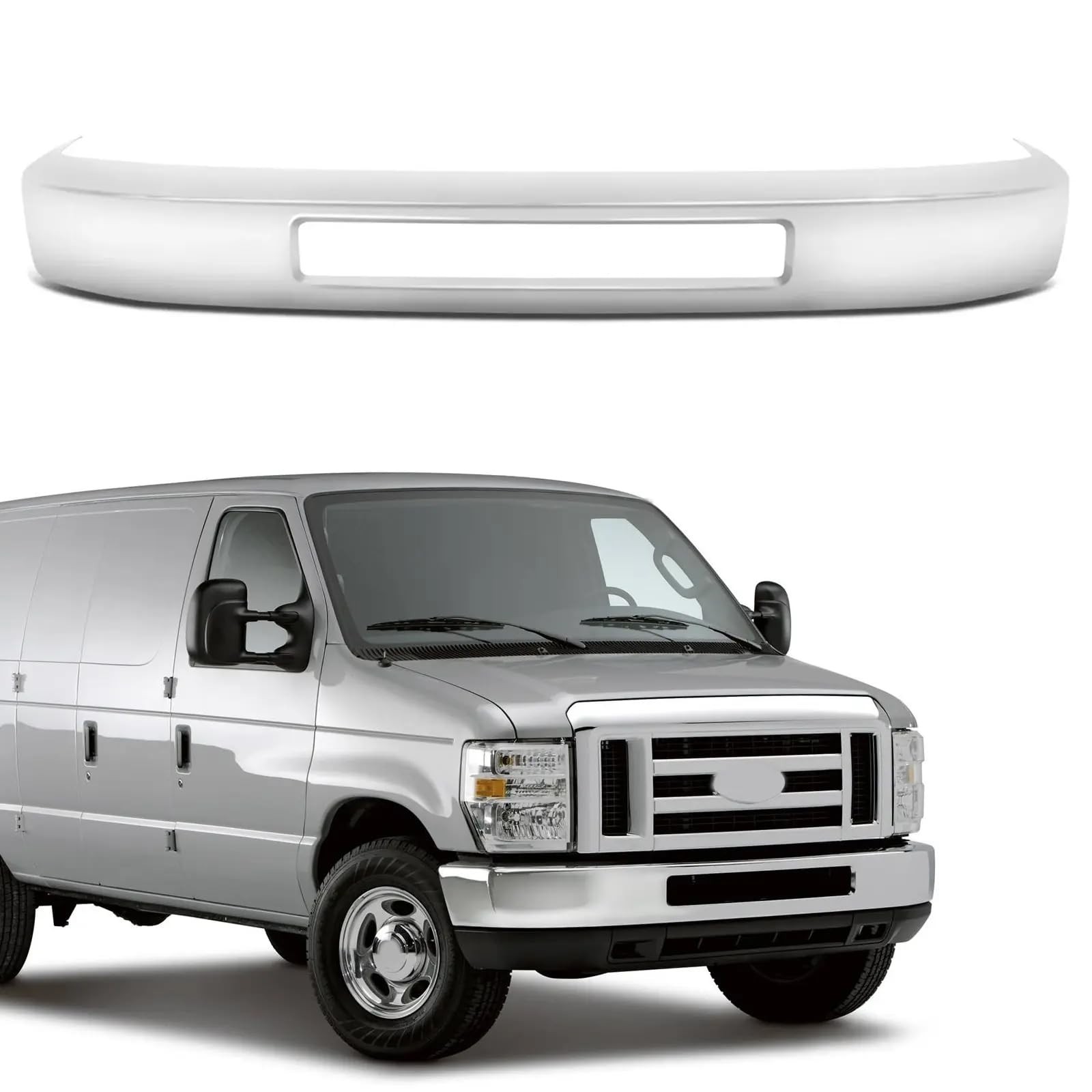 Front Bumper Face Bar for 2008-2019 Ford Econoline E150 E250 E350 Super Duty ...