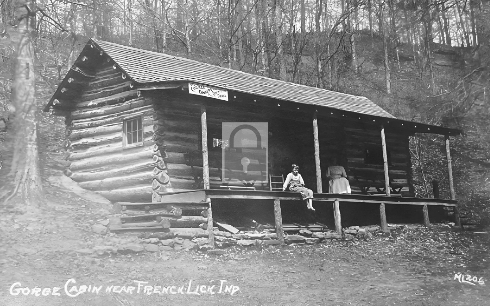 Gorge Cabin French Lick Indiana IN - Reprint