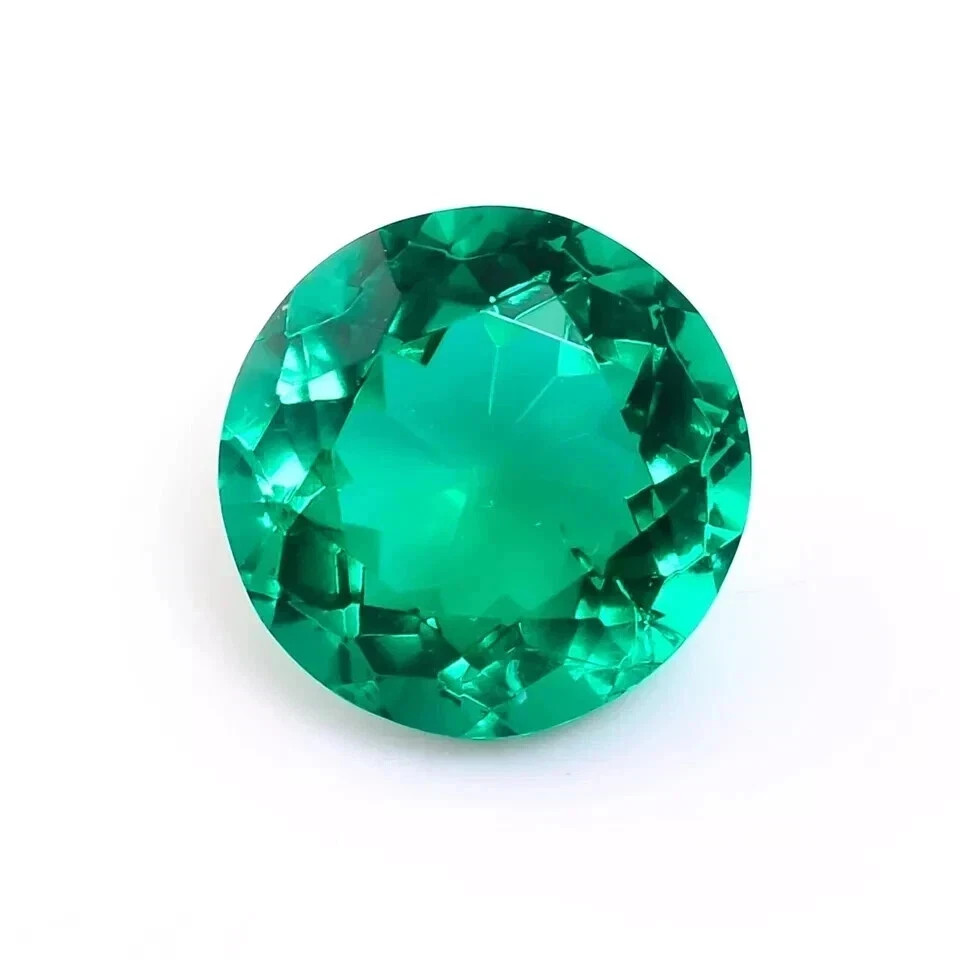 Shiny Emerald 10-12 Ct Round Shapes Green Loose EGL Gemstone Certified Shiny Emerald 10-12 Ct Round Shapes Green Loose EGL Gemstone Certified