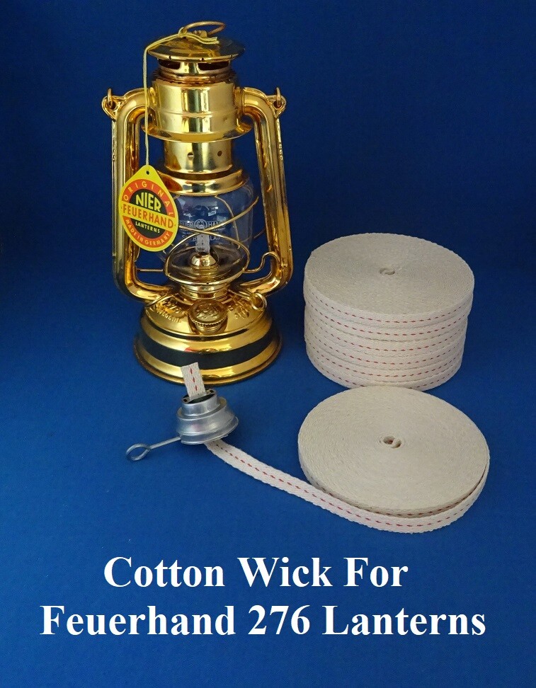 Feuerhand 276 Lantern Cotton Wick 3 Meters Red Stripe  Worldwide