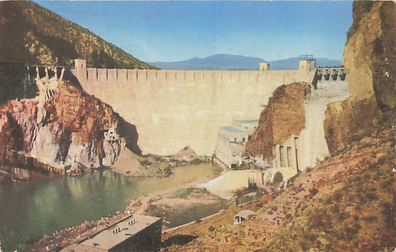 Postcard AZ: Roosevelt Dam, Apache Trail, Arizona Postcard AZ: Roosevelt Dam, Apache Trail, Arizona