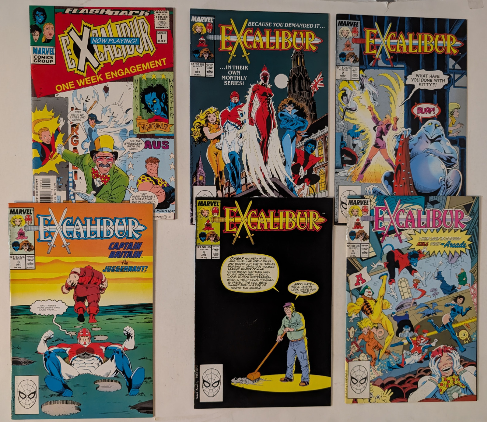 *Excalibur v1 (1988) -1, 1-30 | 31 High grade books