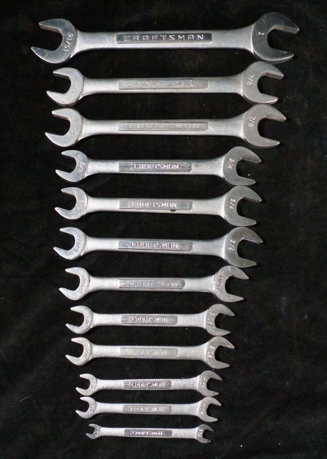 Vintage Craftsman Tools Wrench Set Lot of 12 Wrenches w/ Duplicates (B8) Vintage Craftsman Tools Wrench Set Lot of 12 Wrenches w/ Duplicates (B8)