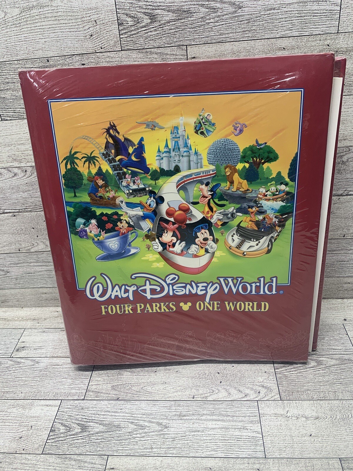 Vintage Walt Disney World Four Parks One World Photo Album