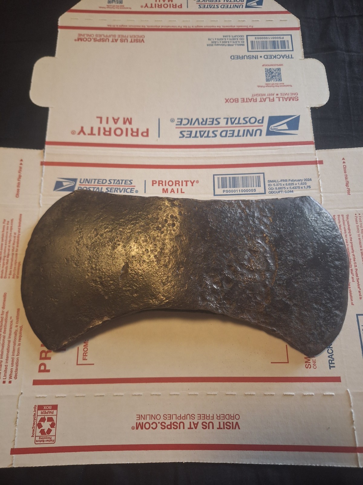 Vintage Sager Chemical DOUBLE BIT AXE HEAD Vintage Sager Chemical DOUBLE BIT AXE HEAD
