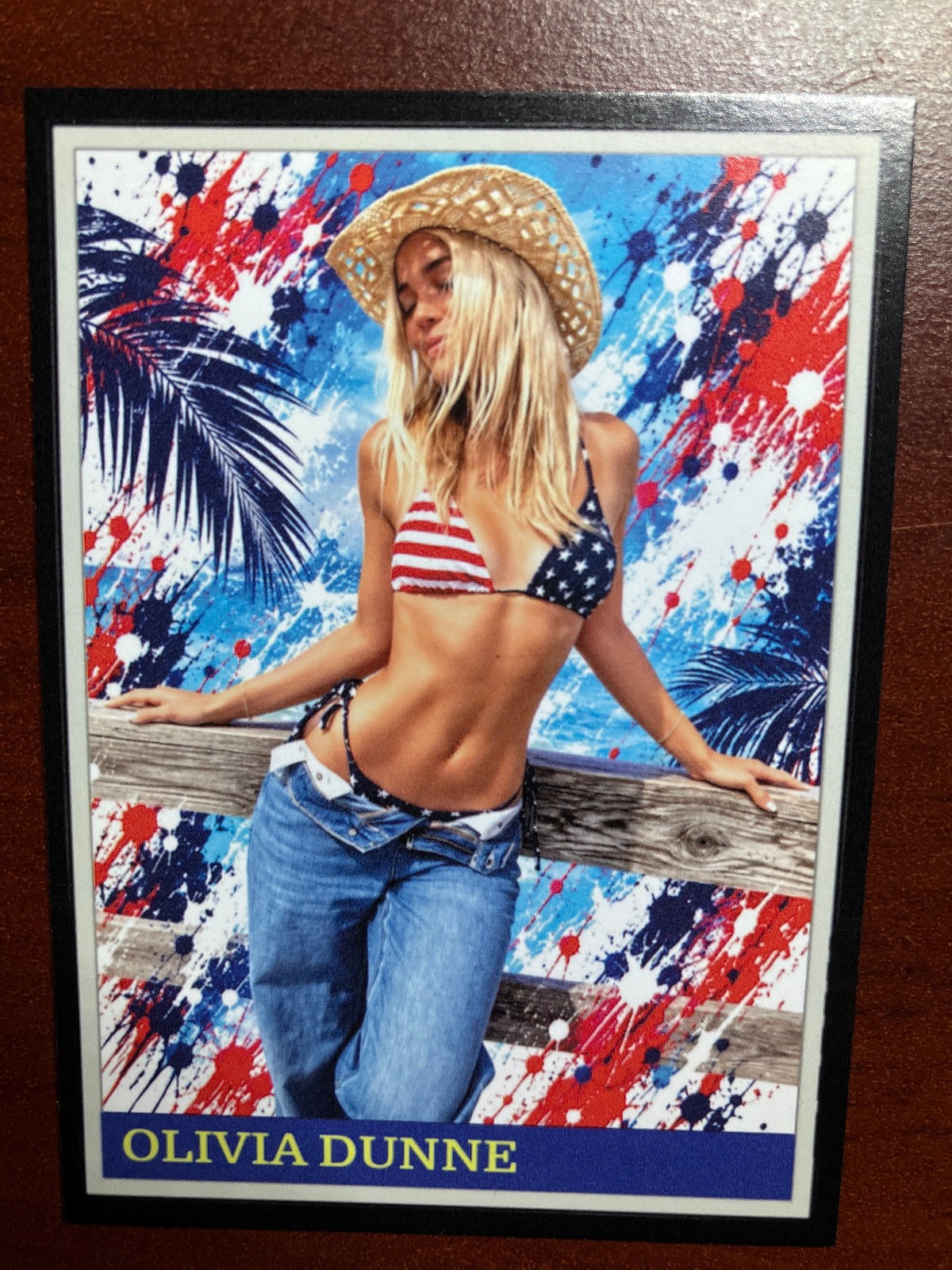 NEW Custom ACEO Olivia Dunne Livvy Trading Card (OD-19) NEW Custom ACEO Olivia Dunne Livvy Trading Card (OD-19)