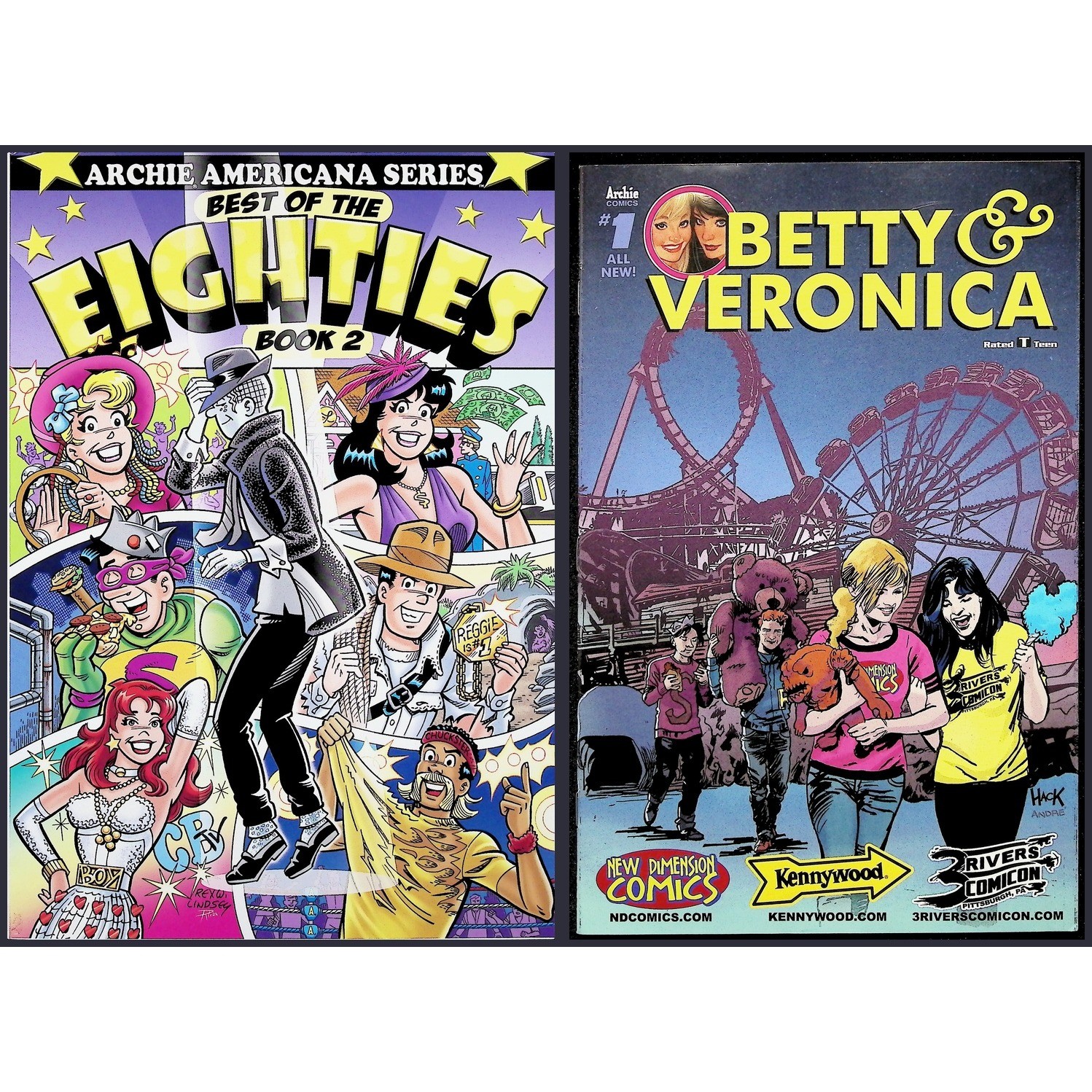 Archie Comics Lot Americana Best of Eighties Book 2 Betty & Veronica #1 Variant