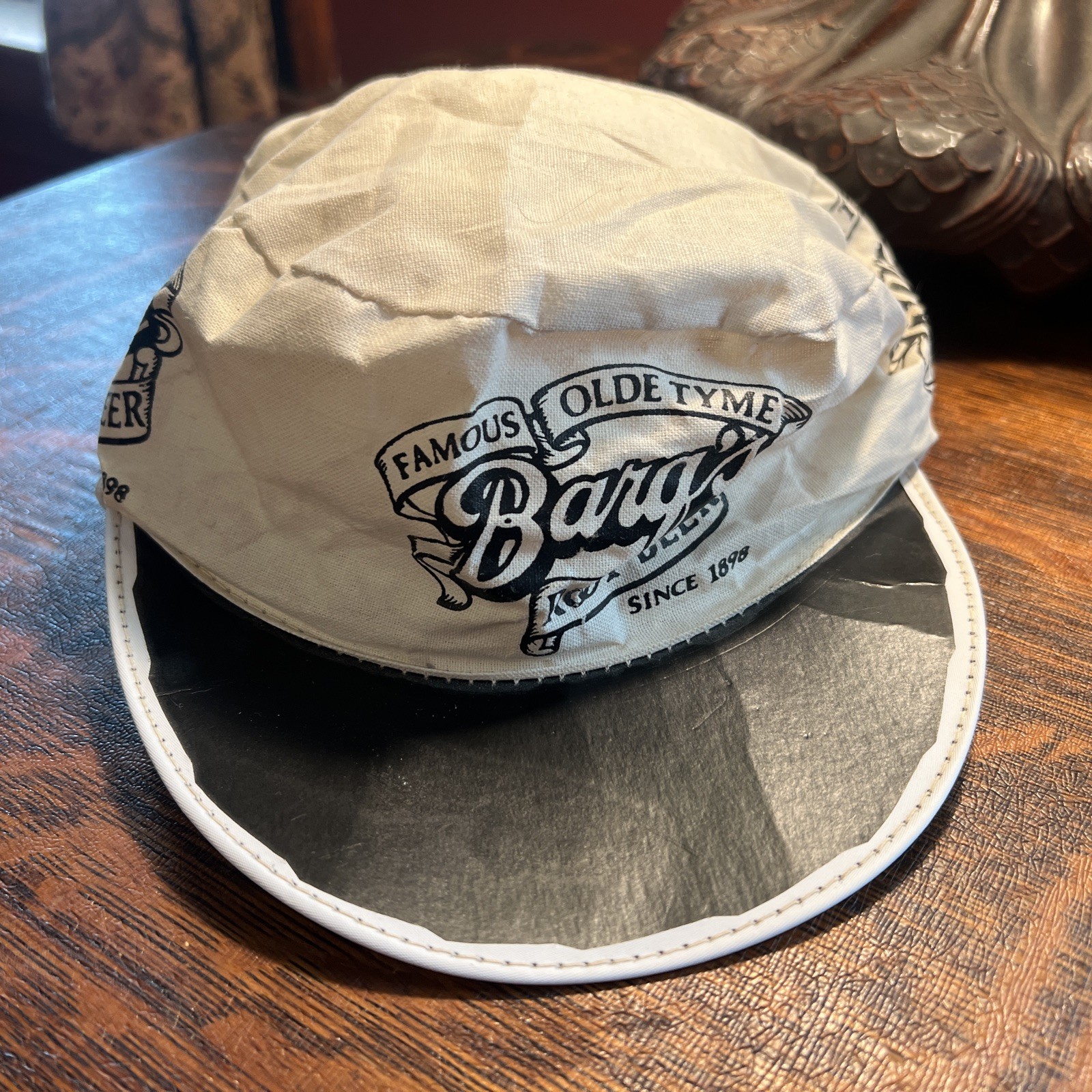 Vintage Original Barqs Old Tyme Root Beer Service Cap Hat