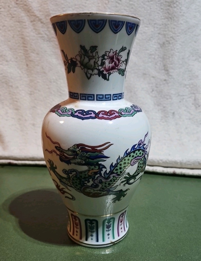 Porcelain Vase Titled \