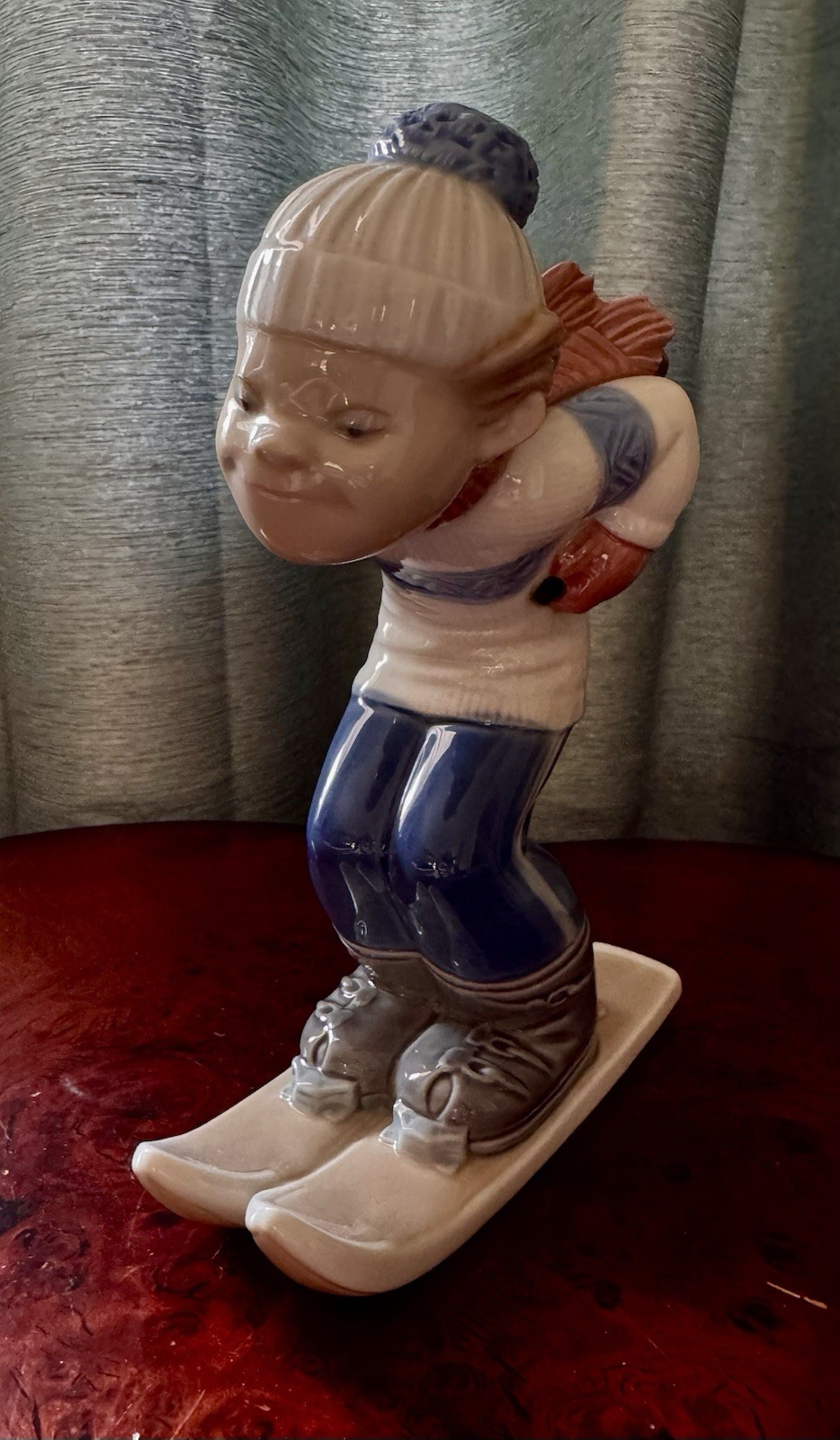 Lladro “Skier Puppet” Figurine
