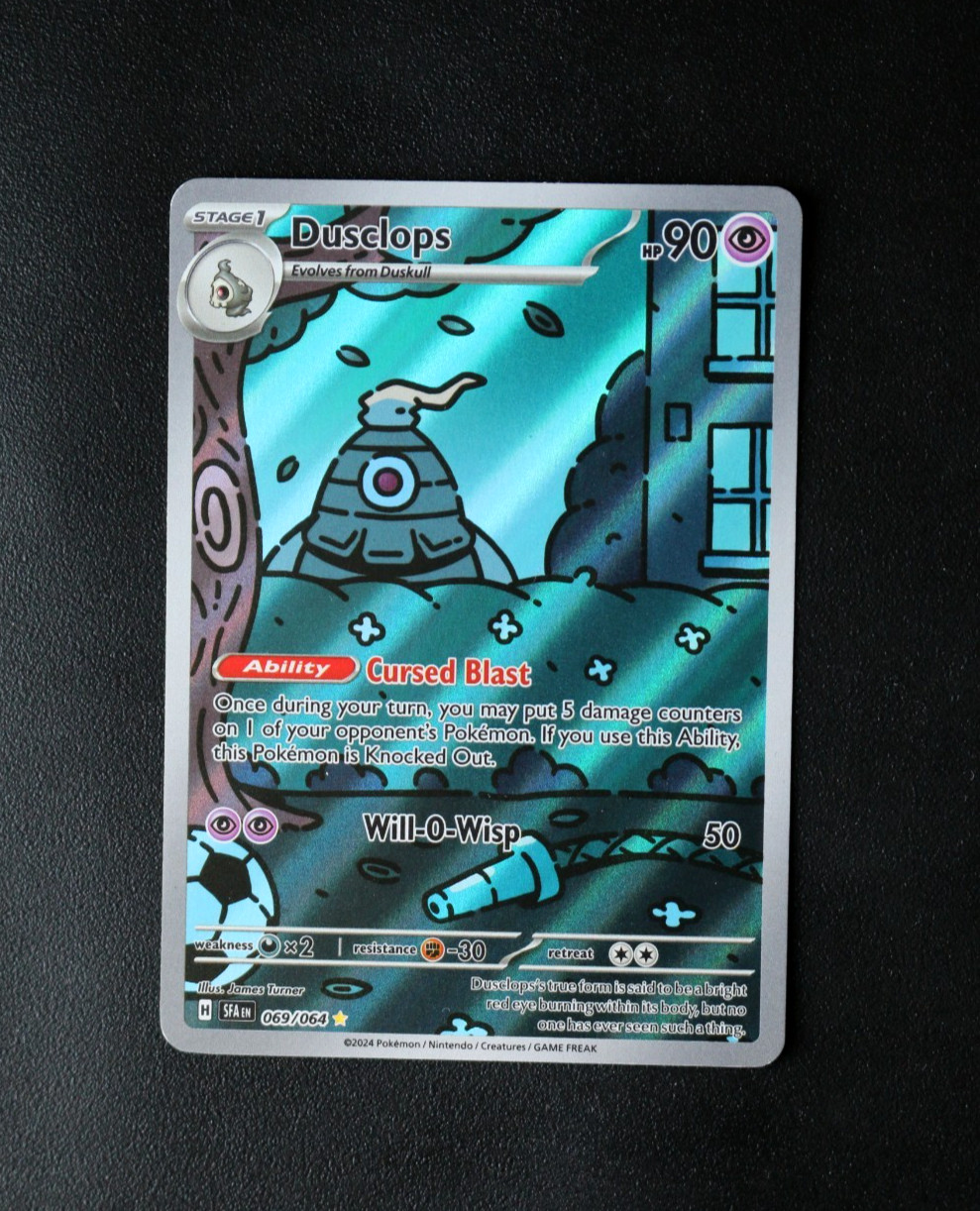 Pokémon Card TCG - Dusclops 069/064 - Shrouded Fable - Illustration Rare - NM ⭐