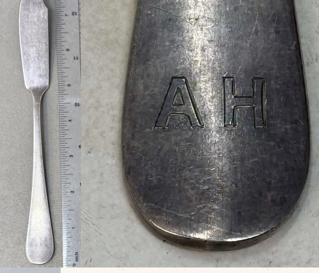 ADOLF Hitler Personal Silver Knife Captured From His Apartment By A U.S. Soldier