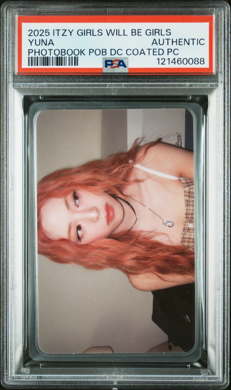 2025 ITZY YUNA PSA AUTHENTIC • Girls Will Be Girls Photobook Ver POB Digi Cam PC