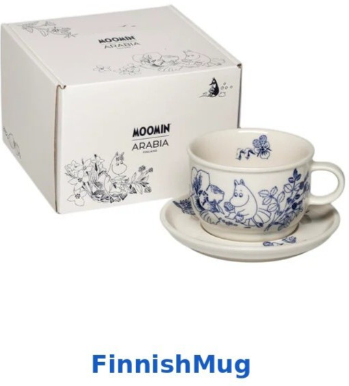 Moomin Arabia Haru Cup and Saucer