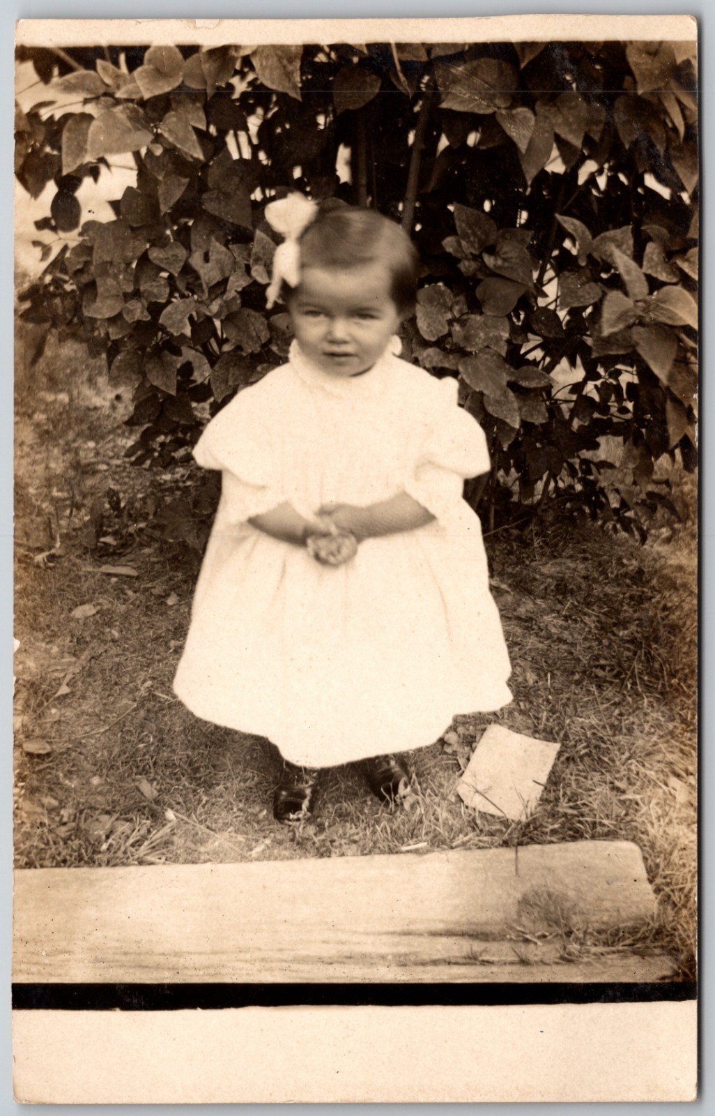 RPPC Cute Little Girl - Real Photo Vintage 1907-1918 Postcard