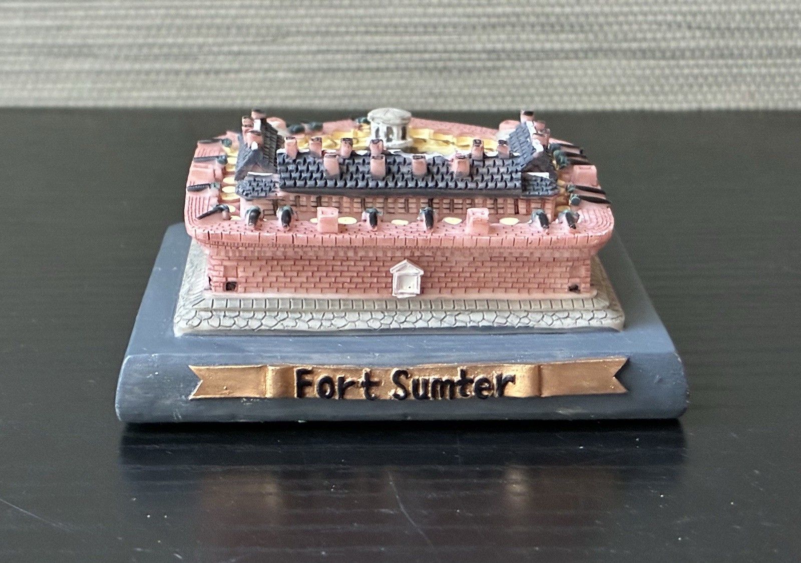 Vintage Fort Sumter Model Souvenir Collectible Historic Fort Figurine Display