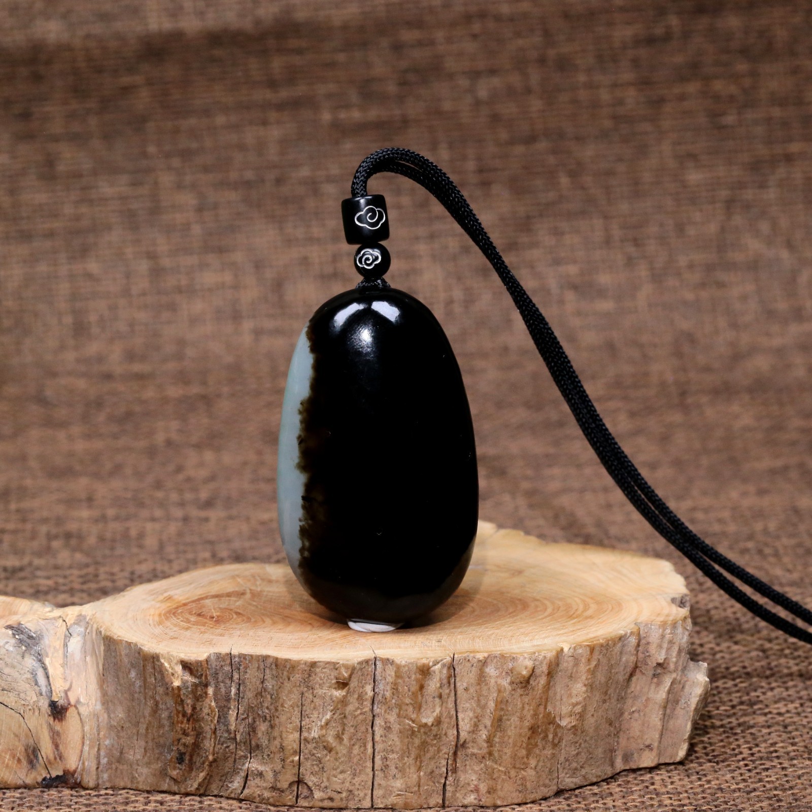 Certified 100% Hetian jade(Nephrite) Raw stone  和田玉籽料原石 58G