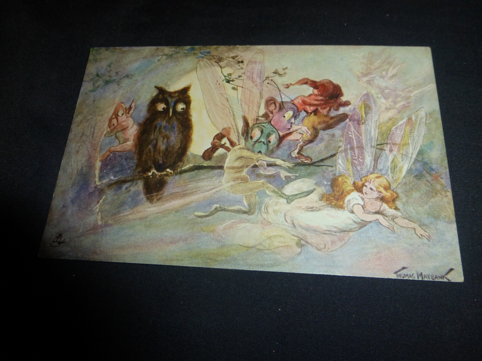 Great Tucks Thomas Maybank Pixie Postcard-Made in Germany-never used
