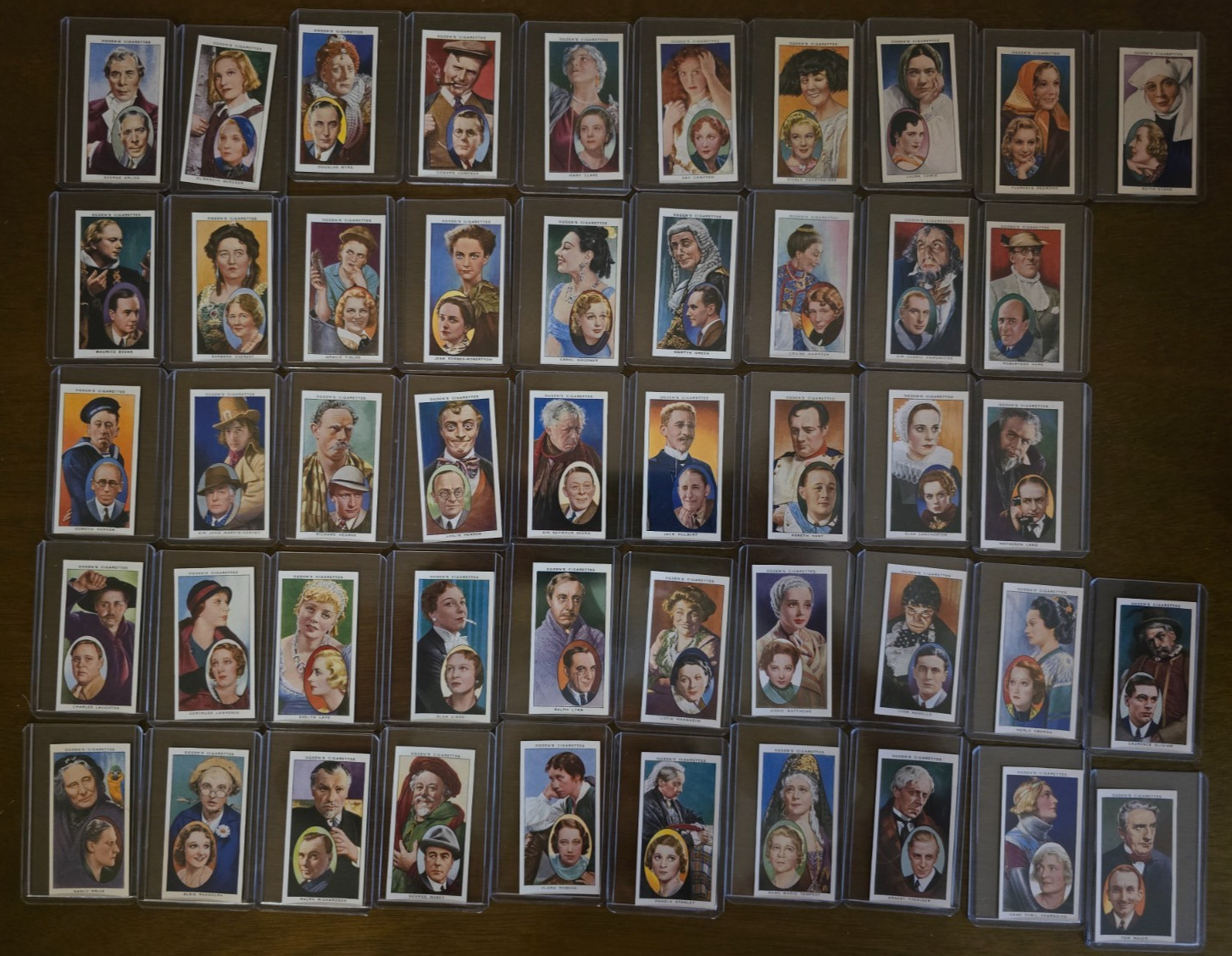 1938 Ogden's Actors Natural & Character Studies 48 Card Lot SEE LIST SHIPS FREE