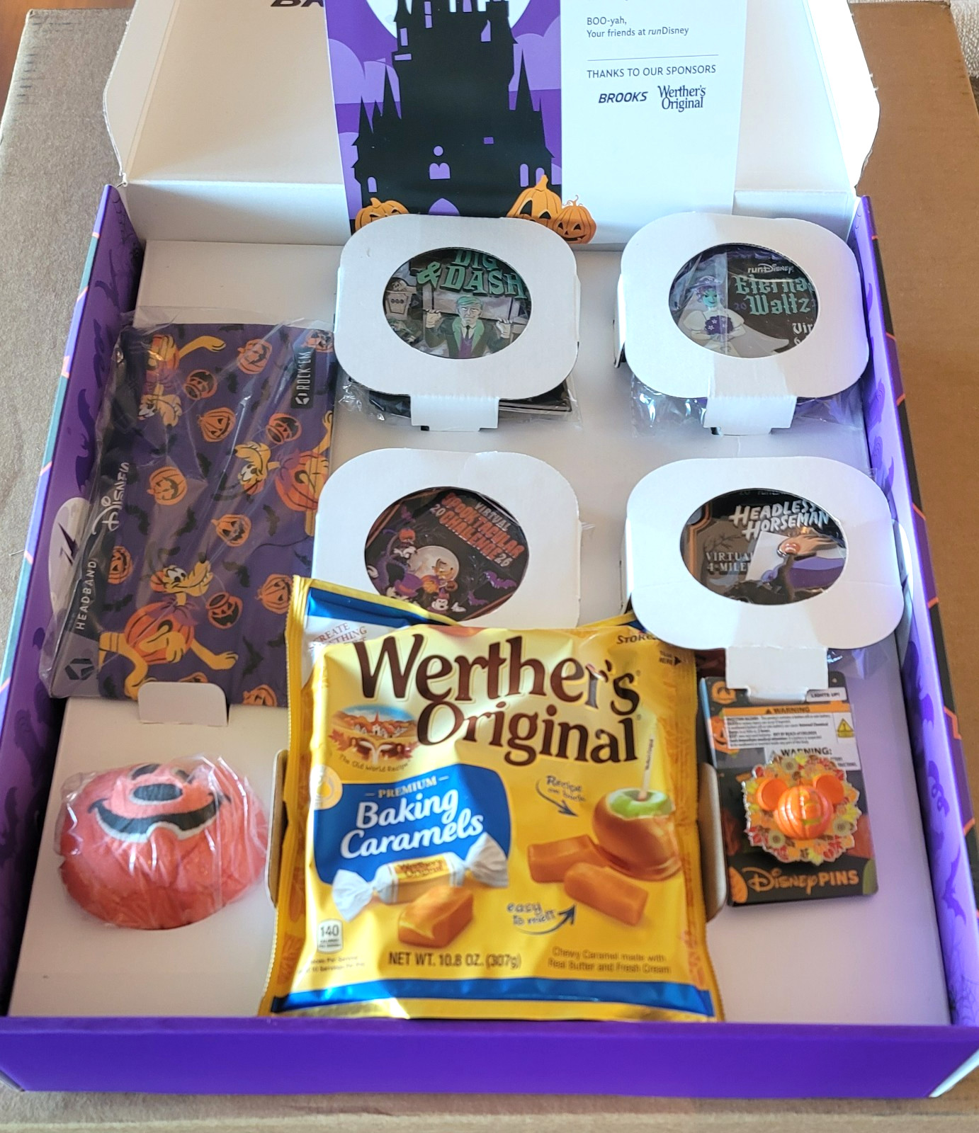 NEW RunDisney 2026 Virtual Spooktacular Series Complete Kit with Medals