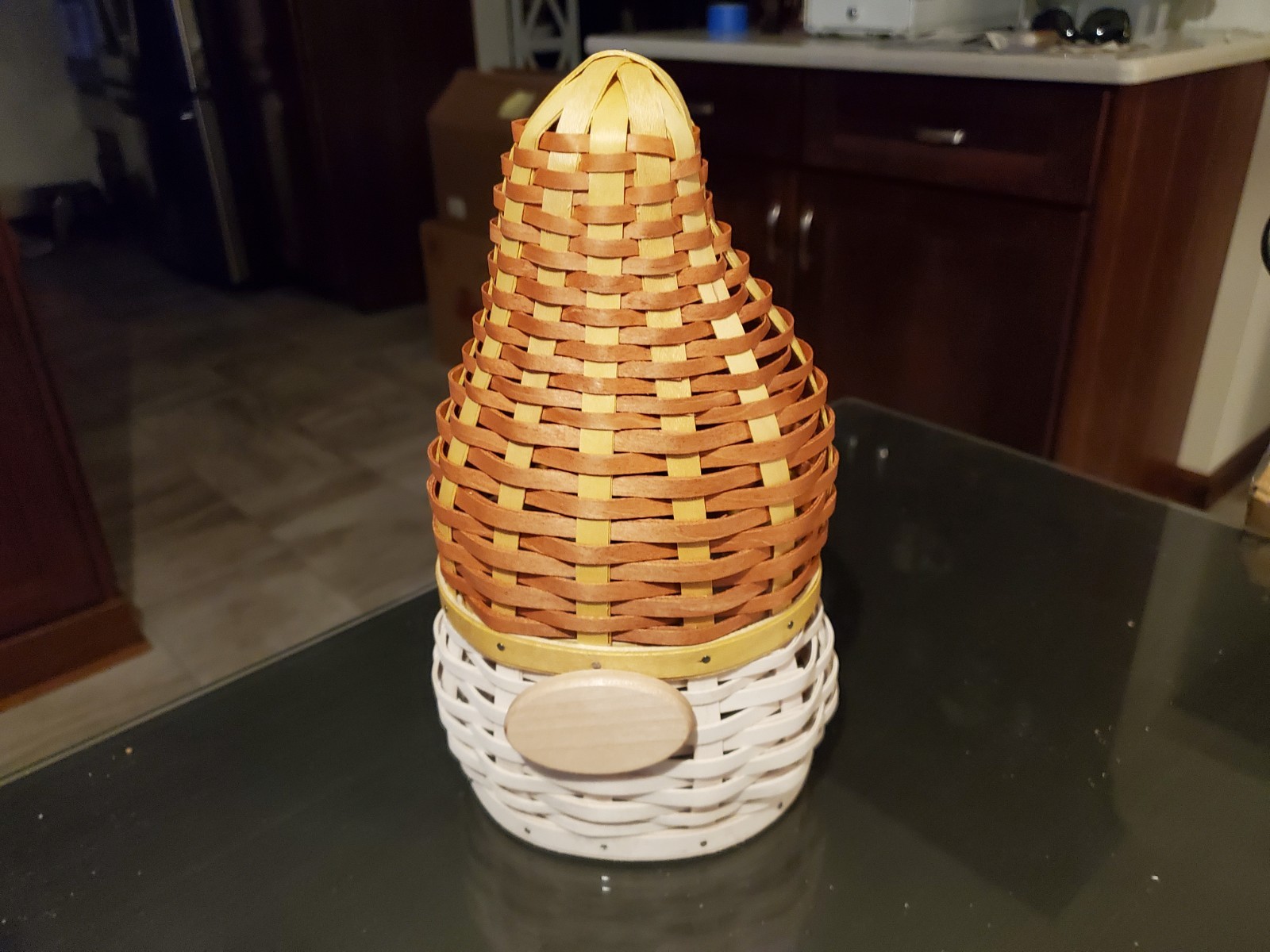 Dresden & Co -Longaberger like - Fall Gnome basket handmade in Dresden OH 2023
