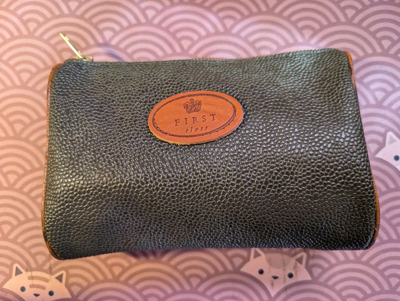 Vintage British Airways First Class Amenity Kit Nelson Russell Travel Bag