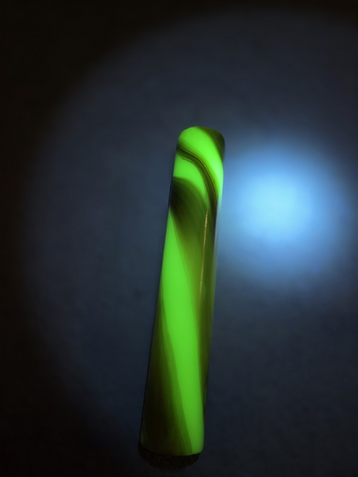 Vintage Uranium Glass Spacer