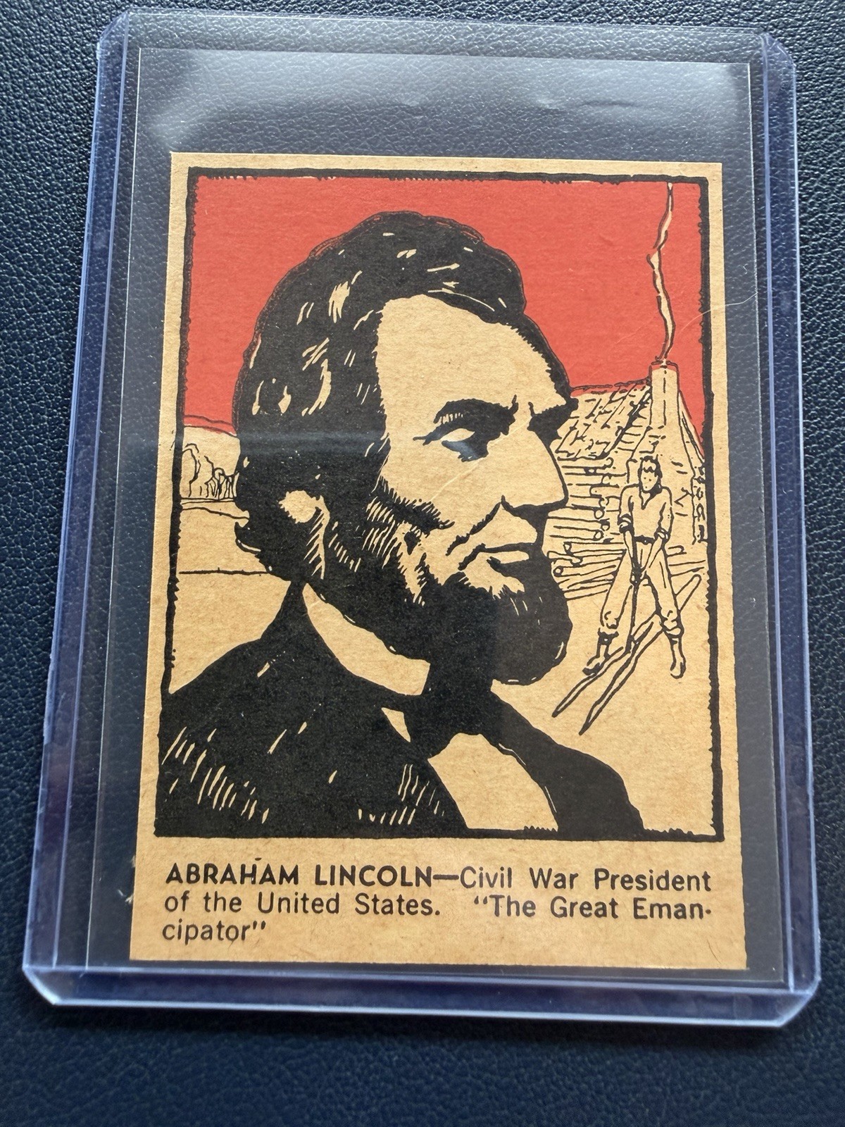 1930s Post Cereal Famous North Americans F278-50 Abraham Lincoln Sharp