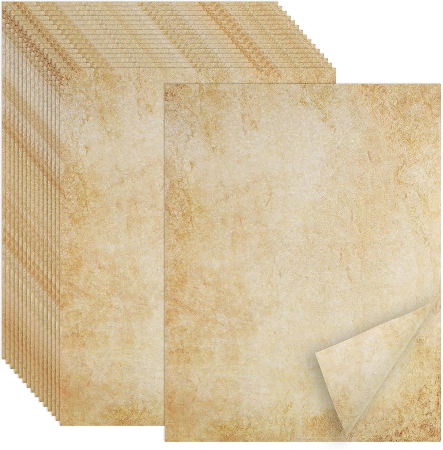 70PCS Vintage Paper 8.5 X 11 in Parchment Paper for Writing Letter Writing 70PCS Vintage Paper 8.5 X 11 in Parchment Paper for Writing Letter Writing