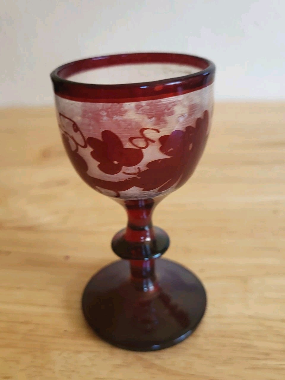  Ruby Red Glass. 3.5\
