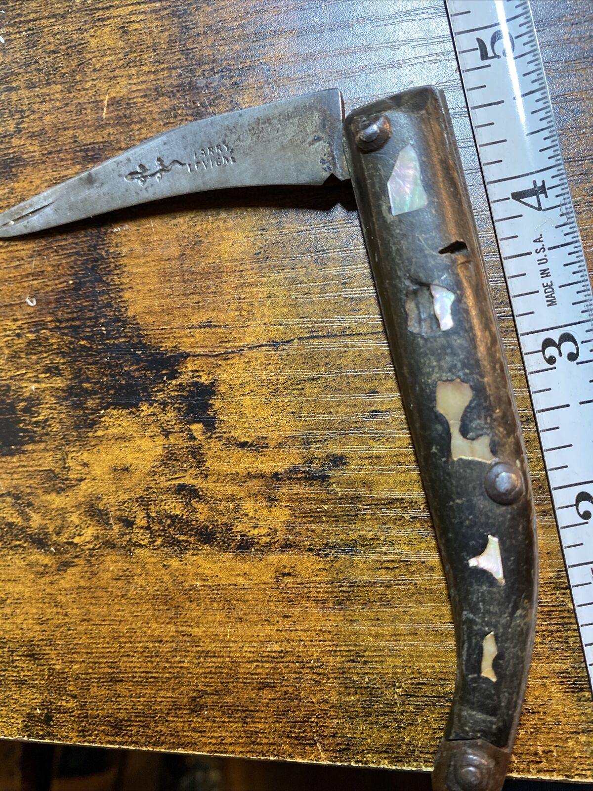 Antique TARRY LEVIGNE DEPOSE French Stiletto Folding Pocket Knife